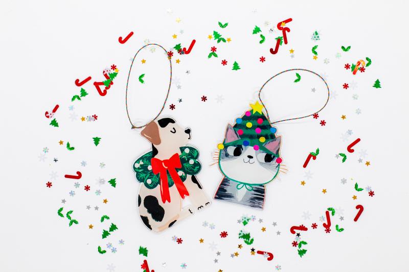 Paws & Claus Ornaments